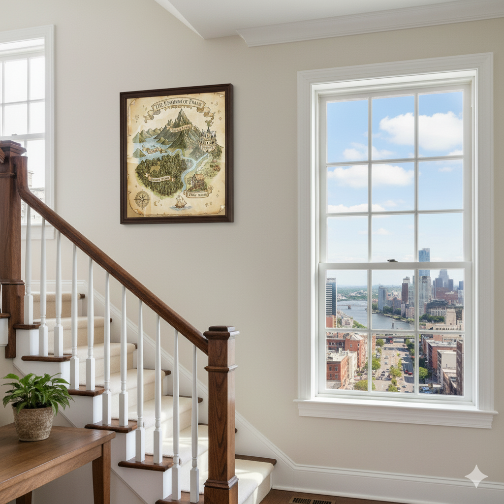 Custom Fairytale Map – Personalized Fantasy World | Storybook-Style Art Print or Digital Download