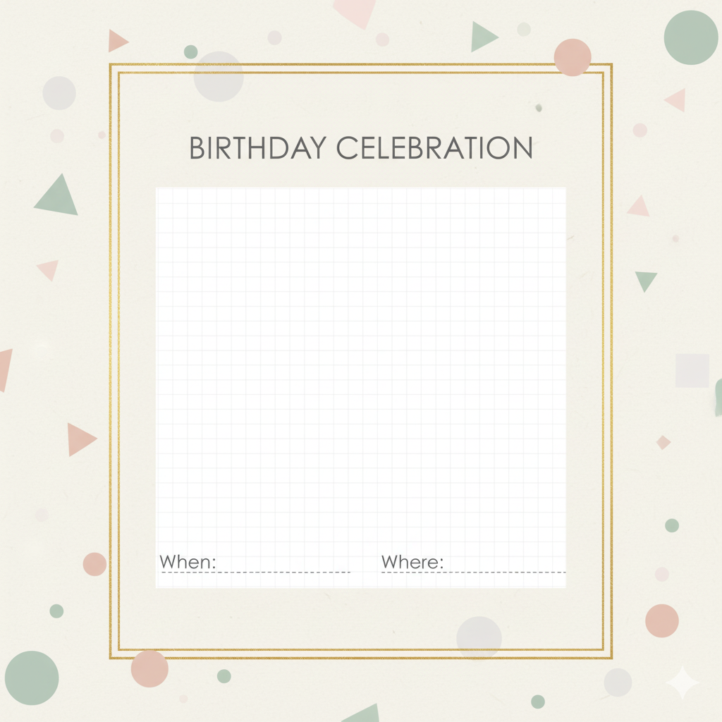 Personalized Digital Birthday Invitation | Custom Editable Party Invite