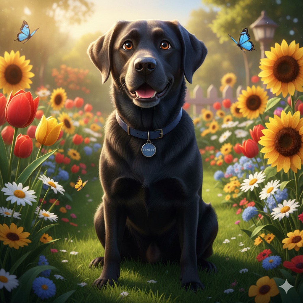 Custom Animated Pet Portrait – Pixar, Disney, or Cartoon Style | Digital Download or Printed Gift